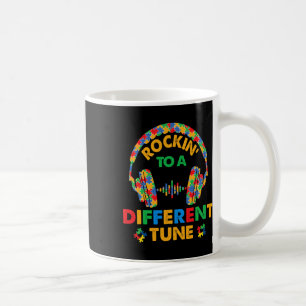 Rockin' To A Different Tune Autistic Awareness Kid Coffee Mug