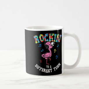 Rockin To Different Tune Flamingo Dance Autism Kid Coffee Mug