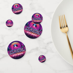 Rockin Vaporwave Party Confetti