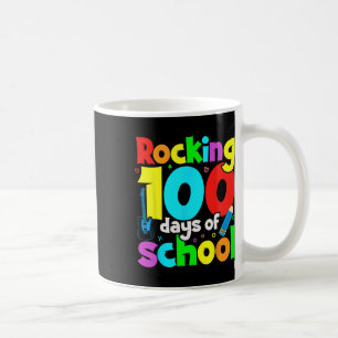 Rocking 100 Days Of School Music Teachers And Stud Coffee Mug