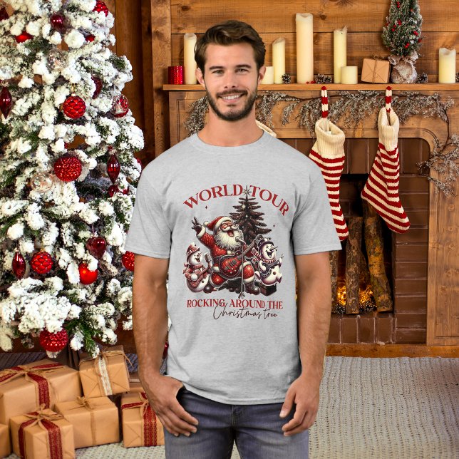 Rocking Around the Christmas Tree North Pole Band T-Shirt (Creator Uploaded)