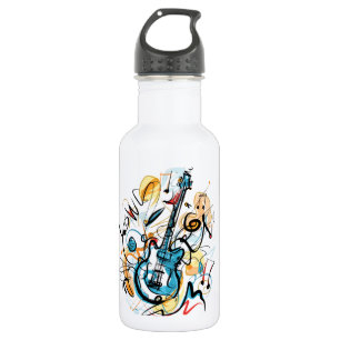 Rocking Guitar Water Bottle