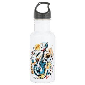 Rocking Guitar Water Bottle