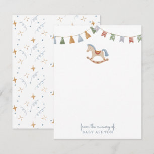 Rocking Horese, from the nursery of card