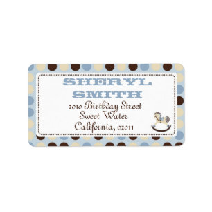 Rocking Horse Address Label 2