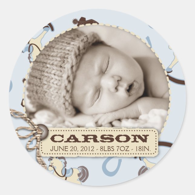 Rocking Horse Boy Sticker R (Front)