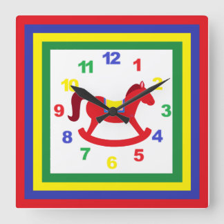 Rocking Horse Clock with Numbers