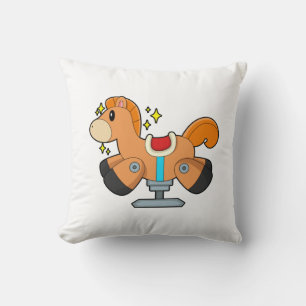 Rocking horse cushion