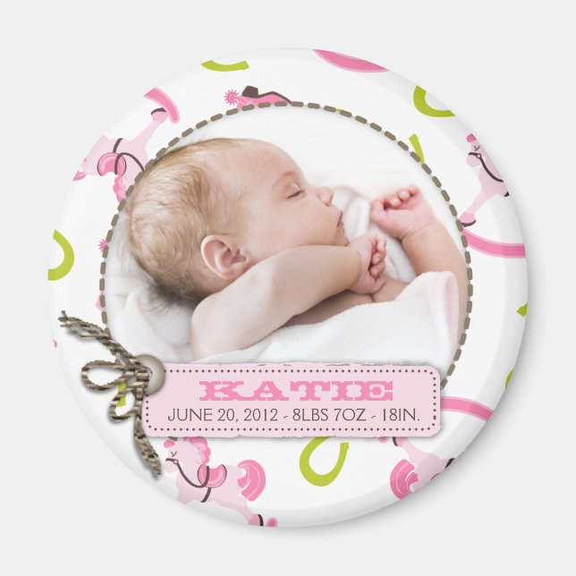 Rocking Horse Girl Magnet R (Front)