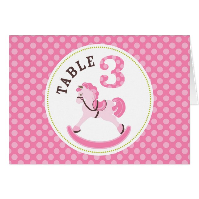 Rocking Horse Girl Table Card 3 (Front Horizontal)