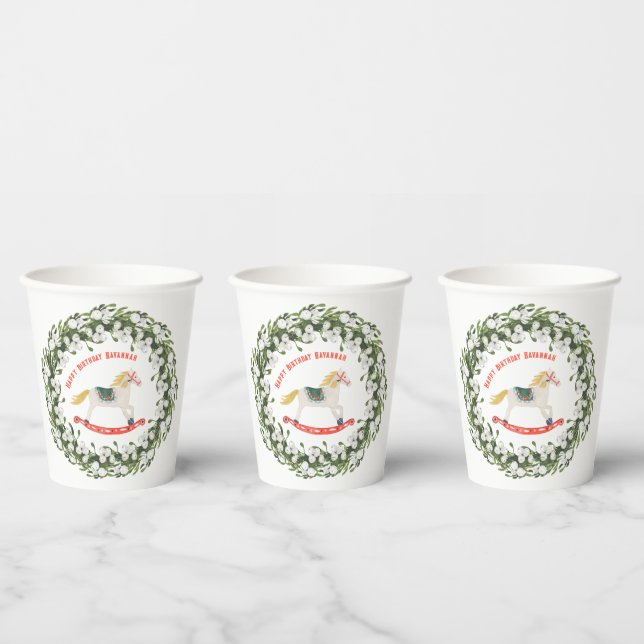 Rocking Horse Nutcracker Ballet Paper Cups (Multi)
