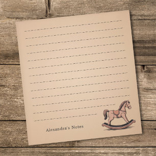 Rocking Horse - Wooden Toys Notepad