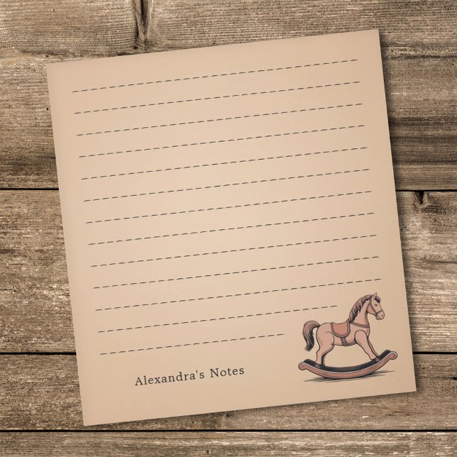 Rocking Horse - Wooden Toys Notepad (Rocking Horse - Wooden Toys Notepad)