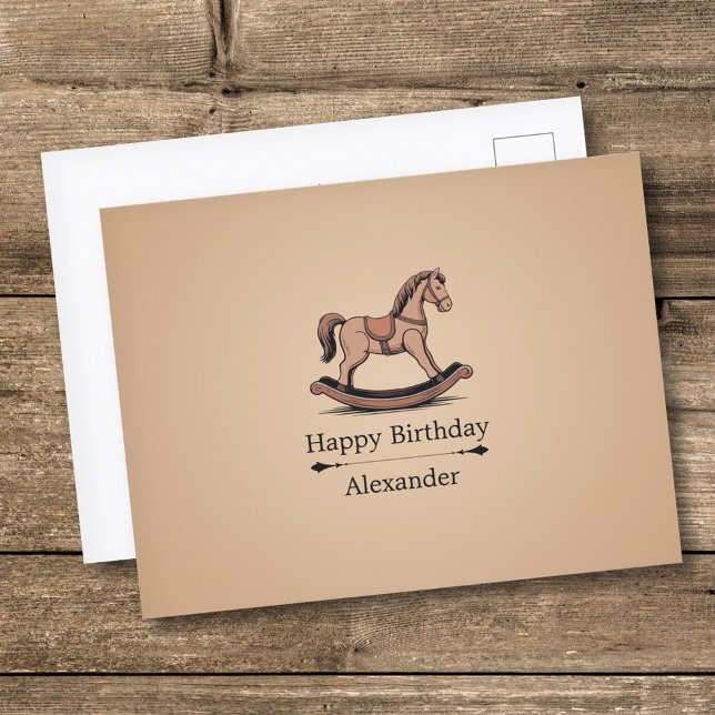 Rocking Horse - Wooden Toys Postcard (Rocking Horse - Wooden Toys Postcard)