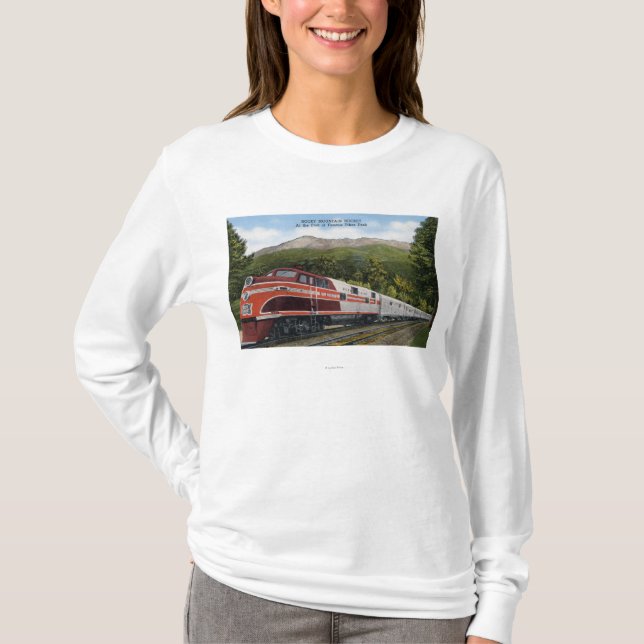 Rocking Mountain Rocket Train T-Shirt (Front)
