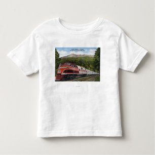 Rocking Mountain Rocket Train Toddler T-Shirt