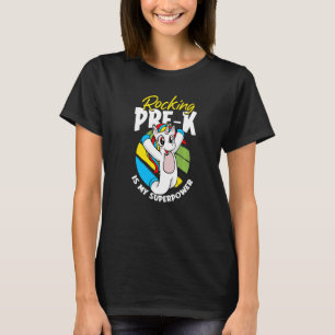 Rocking Pre K Back To School Unicorn Pre Kindergar T-Shirt