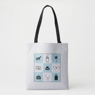 Rocking retired life feminine custom message tote bag