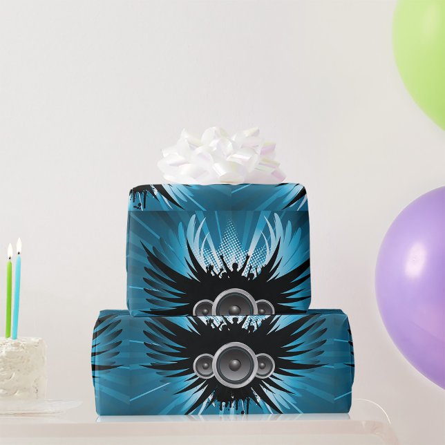 Rocking Speakers Wrapping Paper (Creator Uploaded)