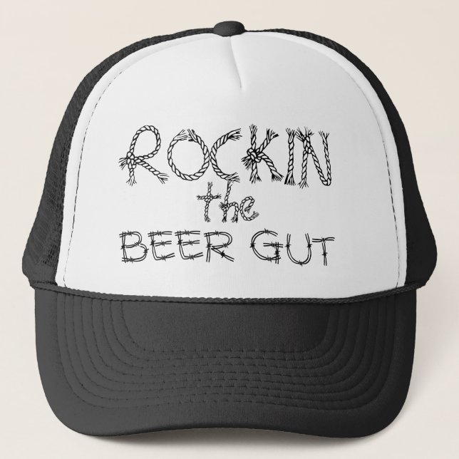 ROCKING THE BEER GUT TRUCKER HAT (Front)
