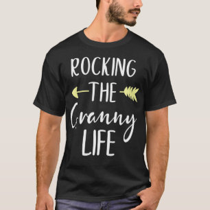 Rocking The Granny Life Cute Rockin Cool  T-Shirt