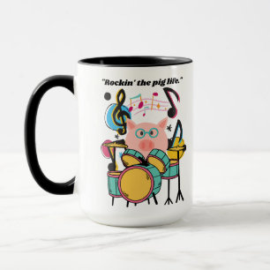 Rocking the pig life mug