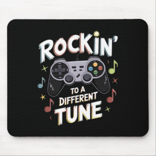Rocking To A Different Tune Autism Awareness Heroe Mouse Pad
