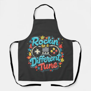 Rocking to a Different Tune Gaming Pad Autism  Apron