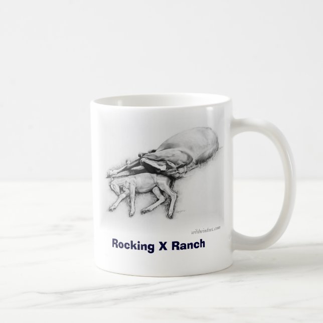 Rocking X Ranch Coffee Mug (Right)