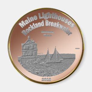 Rockland Breakwater Lighthouse Magnet