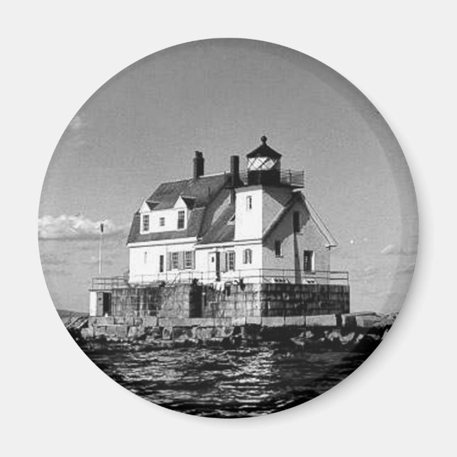 Rockland Harbour Breakwater Lighthouse Magnet (Front)