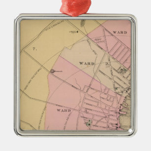 Rockland, Maine Metal Tree Decoration