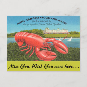 Rockland, Maine Postcard
