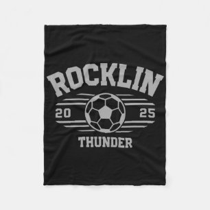 Rocklin Thunder Soccer Byll 2025 Hs Fleece Blanket