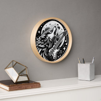 Rock'n'Howl Clock