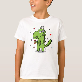Rockosaur Dinosaur Kids T-Shirt