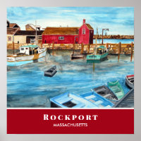 Rockport Harbour Massachusetts New England USA