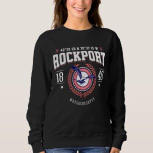 Rockport Massachusetts North Shore MA Nautical Bea Sweatshirt