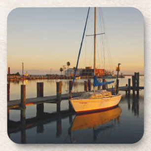 Rockport, Texas harbour at sunset Coaster