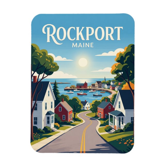 Rockport USA Magnet (Vertical)