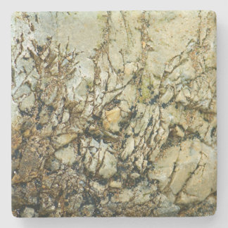 Rocks Along the Maine Coast Stone Coaster
