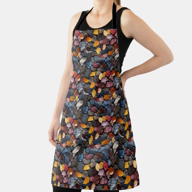 Rocks and Leaves Apron (Insitu)