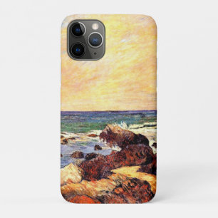 Rocks and Sea by Paul  Gauguin, iPhone 11 Pro Case