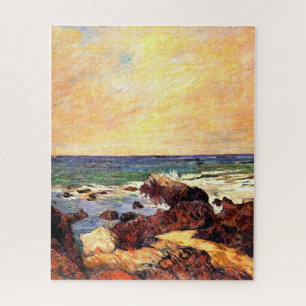 Rocks and Sea by Paul Gauguin, Jigsaw Puzzle