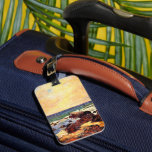 Rocks and Sea by Paul  Gauguin, Luggage Tag<br><div class="desc">Paul Gauguin's famous painting,  Rocks and Sea.</div>