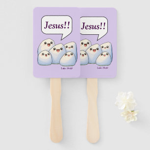 Rocks Call Out His Name Hand Fan