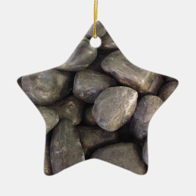 Rocks Ceramic Ornament (Front)