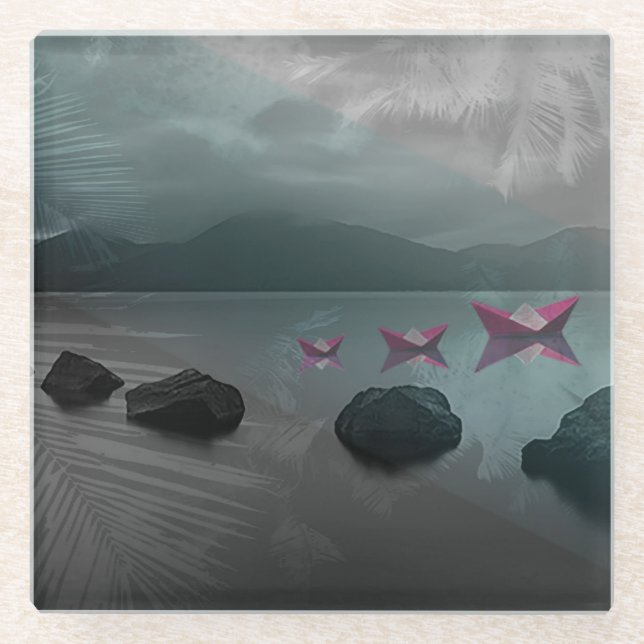 Rocks Glass Coaster (Front)