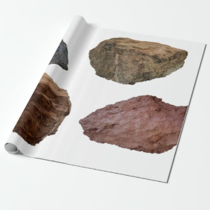 Rocks granite limestone stones wrapping paper