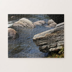 Rocks In Stream Nature Jigsaw Puzzle